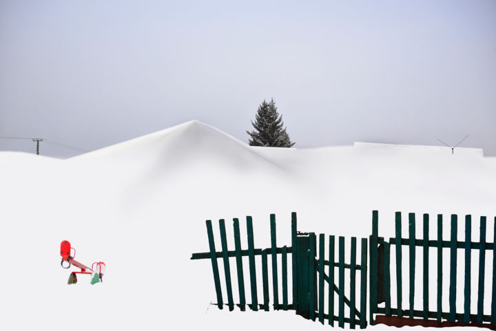 Photographie intitulée "Winter in style Fin…" par Varvara Shtern, Œuvre d'art originale, Photographie numérique