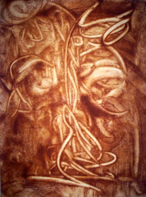 Painting titled "Fine Cinnamon Art l…" by Vasco, Original Artwork