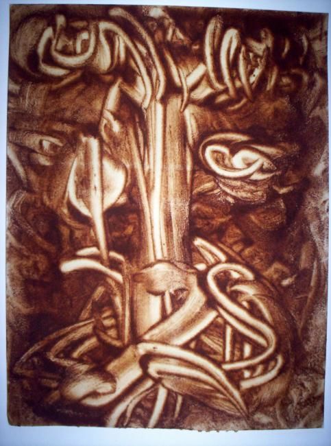 Malerei mit dem Titel "Fine Cinnamon Art V…" von Vasco, Original-Kunstwerk