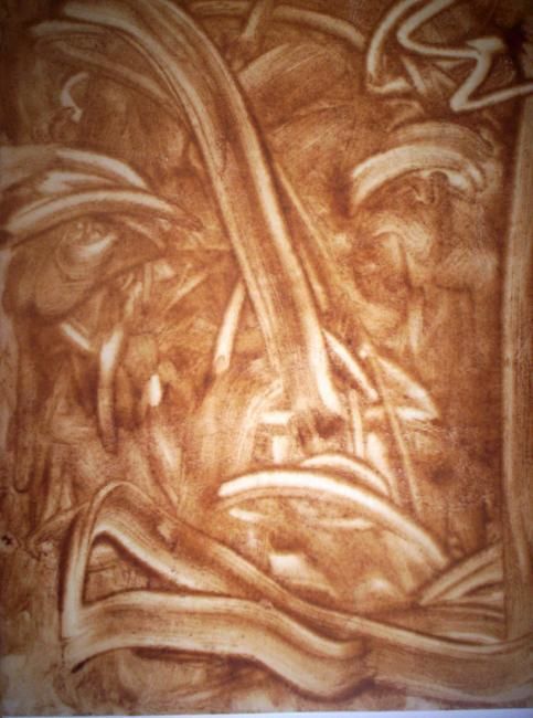 Malerei mit dem Titel "Fine Cinnamon Art X…" von Vasco, Original-Kunstwerk
