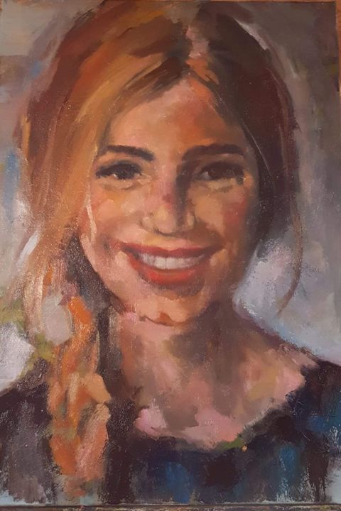 Painting titled "20181123-152141.jpg" by Iliana Vaseva, Original Artwork, Oil