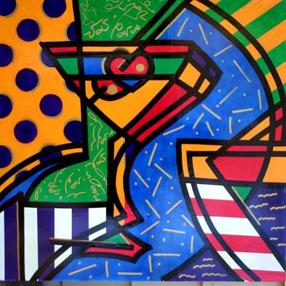 Peinture intitulée "Martini by Vas Pari…" par Vas Paris, Œuvre d'art originale