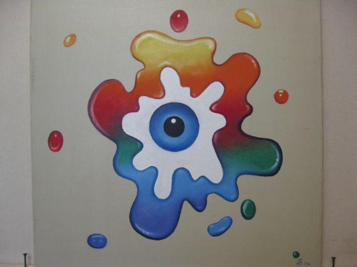 Peinture intitulée "Всевидящее око" par Vladimir Golub, Œuvre d'art originale, Huile
