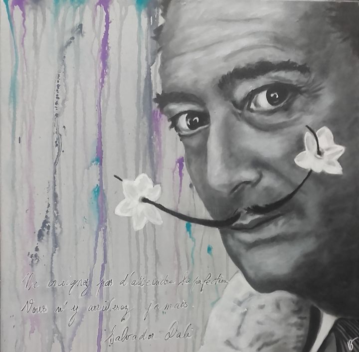 Salvador Dali Painting By Veronique Baleste Artmajeur