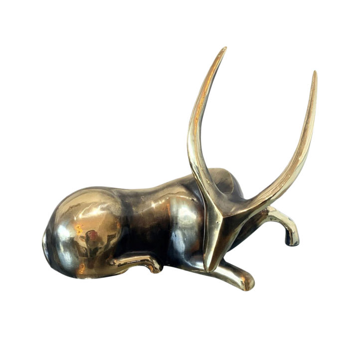 Scultura intitolato "Oryx Contemporary B…" da Veaceslav Jiglitski, Opera d'arte originale, Bronzo