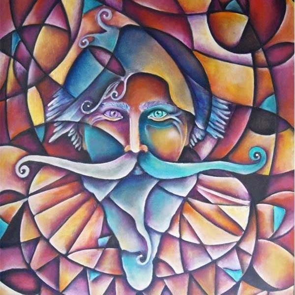 El Quijote Pintura por Vedi | Artmajeur