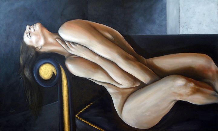 Painting titled "luxury" by Veloso, Original Artwork