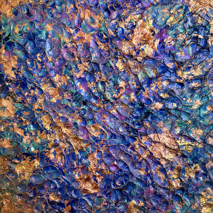 Картина под названием "Mermaid" - Velvet Of Art, Подлинное произведение искусства, Акрил