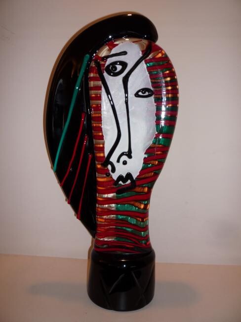 Scultura intitolato "Venetian art glass…" da Venecian Murano, Opera d'arte originale, Vetro