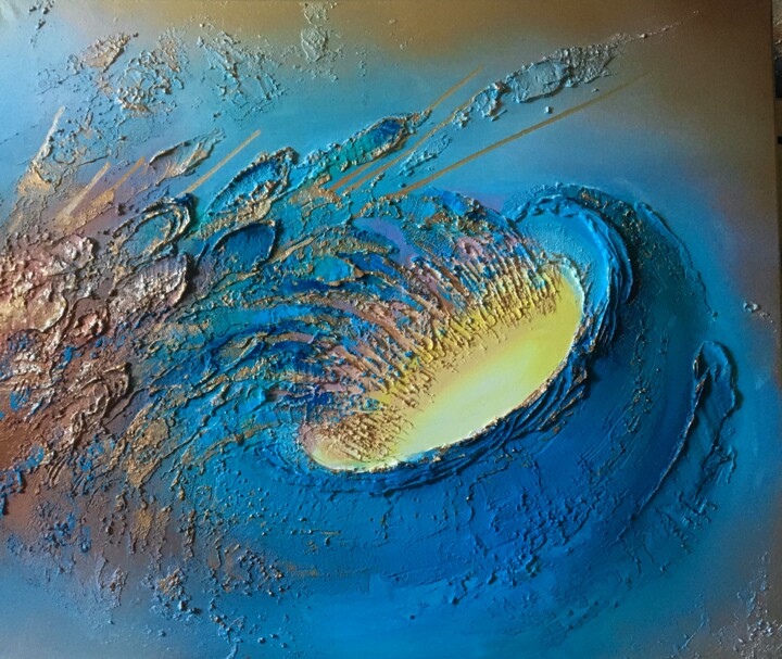 Картина под названием "Метаморфозы" - Venera Mars, Подлинное произведение искусства, Акрил