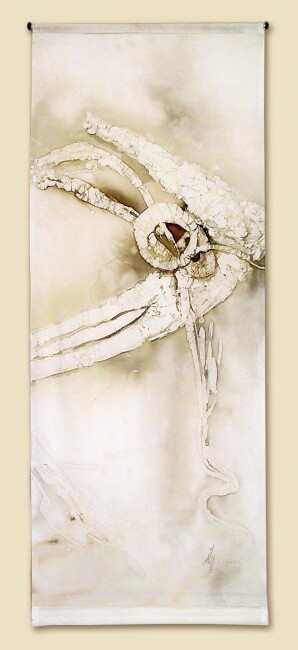 Arte textil titulada "Motion IV" por Veneta Marinova, Obra de arte original