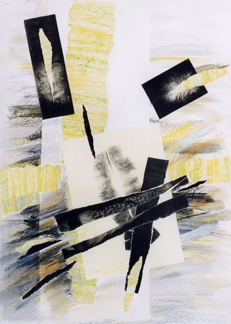 Painting titled "Space III" by Veneta Marinova, Original Art,