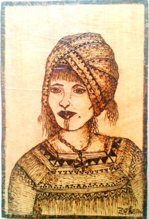 Artcraft titled "Berbère au Turban" by Venus Gallery, Original Artwork