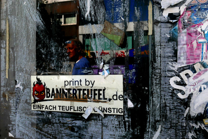 Fotografia intitulada "Bannerteufel" por Vera Boldt, Obras de arte originais