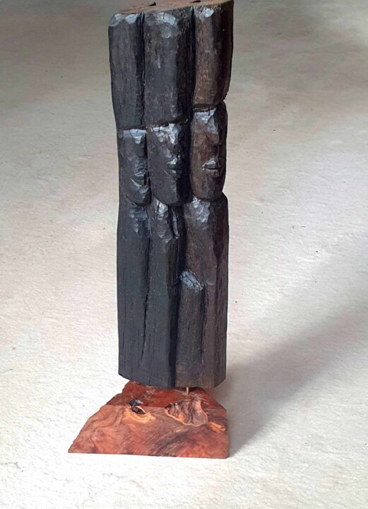 Скульптура под названием "Jericho" - Vera Boldt, Подлинное произведение искусства, Дерево