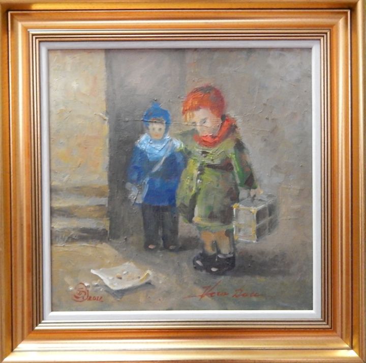 Malerei mit dem Titel "Children" von Vera Dan, Original-Kunstwerk, Andere