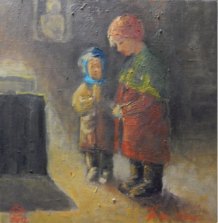 Pintura titulada "Prayer" por Vera Dan, Obra de arte original, Otro