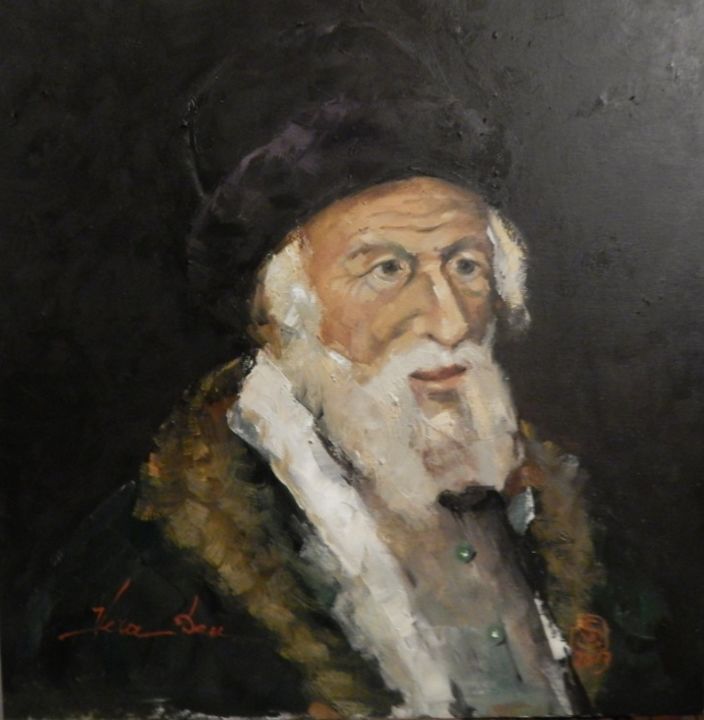 Pittura intitolato "Jacob" da Vera Dan, Opera d'arte originale, Olio