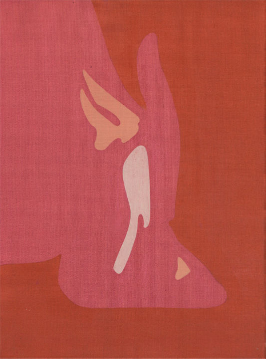 Pintura titulada "3- Yoga urdhva-padm…" por Vera Soares Branco, Obra de arte original, Acrílico