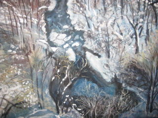 Painting titled "The Bathurst Creek" by Vera Tonka, Original Artwork, Other