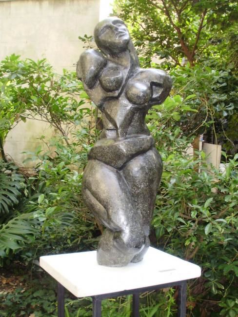 Escultura titulada "el desperezo" por Francisca Verd, Obra de arte original