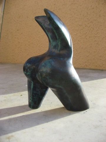 Sculpture titled "Emotion Nourriciere…" by Gérard Verger, Original Artwork