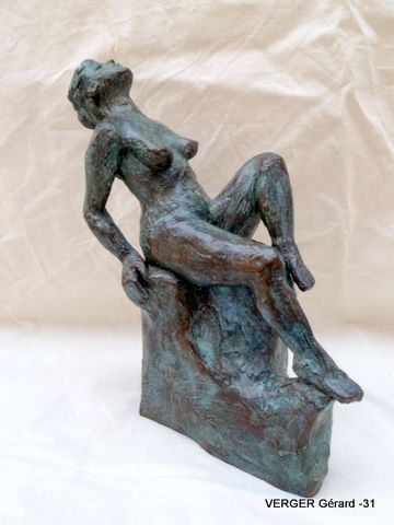 Skulptur mit dem Titel "Ephémère Réalité "H…" von Gérard Verger, Original-Kunstwerk