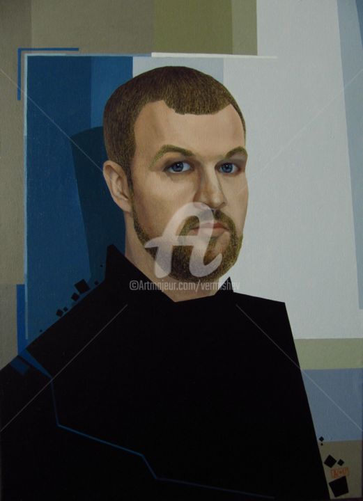 Pintura titulada "Алексей" por Vermishev, Obra de arte original, Oleo
