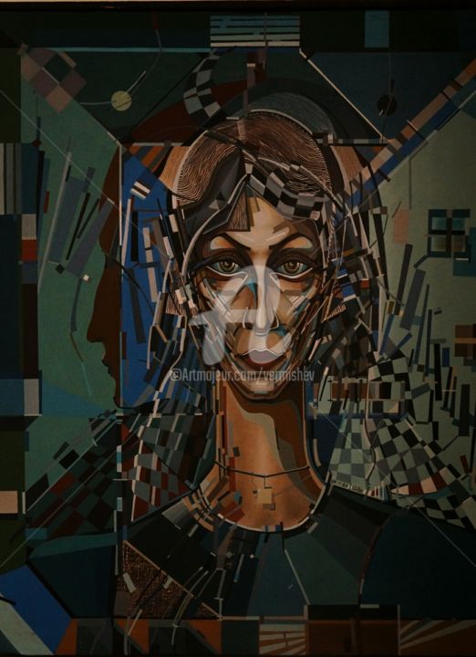 Картина под названием "Elizabeth" - Vermishev, Подлинное произведение искусства, Масло