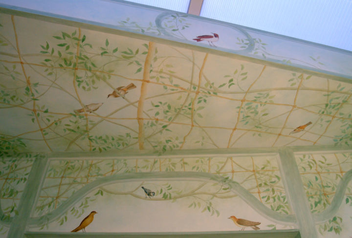 Peinture intitulée "5 salle à manger à…" par Véronique Payovitch, Œuvre d'art originale,
