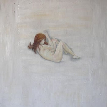 Painting titled "Desconocida 2" by Veronica Pereira, Original Artwork