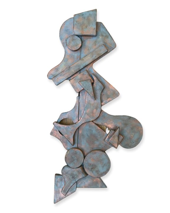 Скульптура под названием "Unity 6" - Veronica Vilsan, Подлинное произведение искусства, Дерево