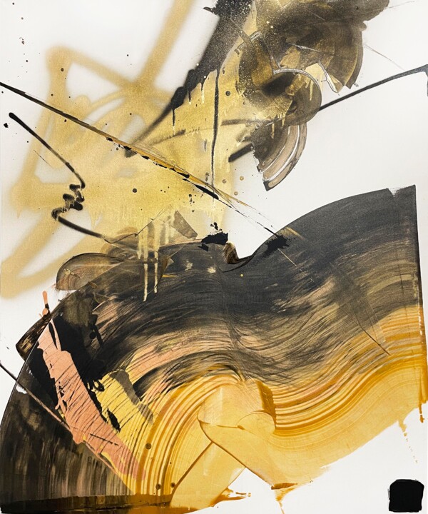 Картина под названием "el dorado 2" - Veronika Rokashevich, Подлинное произведение искусства, Акрил