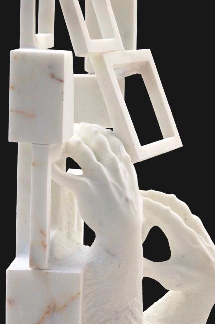 Γλυπτική με τίτλο "CUBES" από Veronika-Sculpture, Αυθεντικά έργα τέχνης