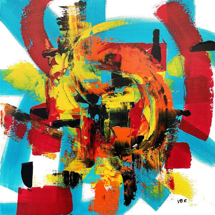 "Art colors" başlıklı Tablo Véronique Bannes-Colinet tarafından, Orijinal sanat, Akrilik
