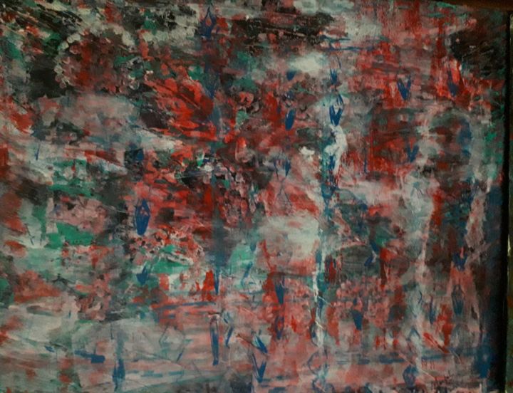 Pittura intitolato "Giverny20190318-084…" da Veronique Charpail, Opera d'arte originale, Acrilico