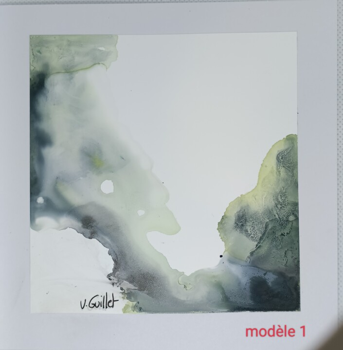 Pintura titulada "Modèle 1" por Véronique Guillet, Obra de arte original, Tinta
