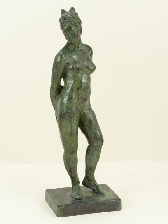 Скульптура под названием "Entrechats (Bronze)" - Véronique Lopez-Boiteux, Подлинное произведение искусства, Металлы