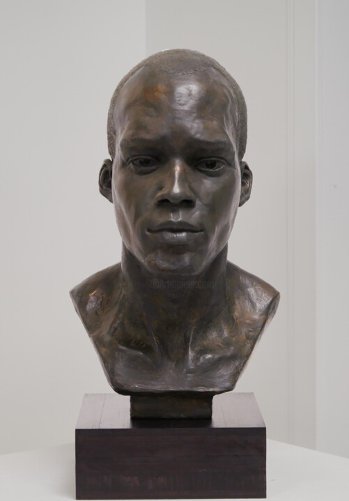 Sculptuur getiteld "Nathanaël" door Pico Sculpteur, Origineel Kunstwerk, Hars