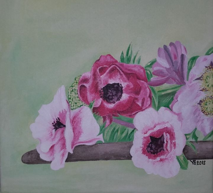 Peinture intitulée "20180522-075315.jpg" par Véronique Nelly Schirer, Œuvre d'art originale, Acrylique