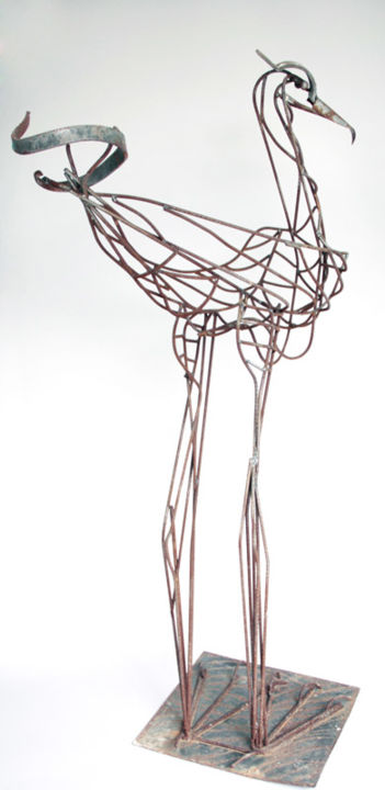 Sculpture titled "oiseau.jpg" by Véronique Bellot, Original Artwork