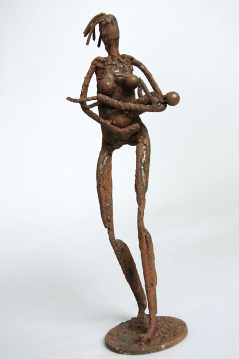 Sculpture titled "viergealenfantc.jpg" by Véronique Bellot, Original Artwork