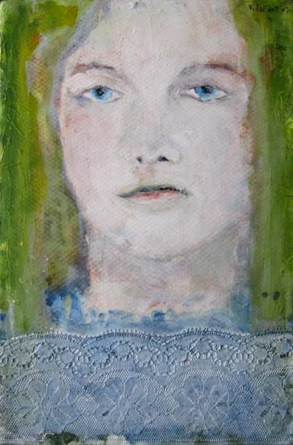 Peinture intitulée "N° 663 - Clara - Sé…" par Véronique Lafont, Œuvre d'art originale