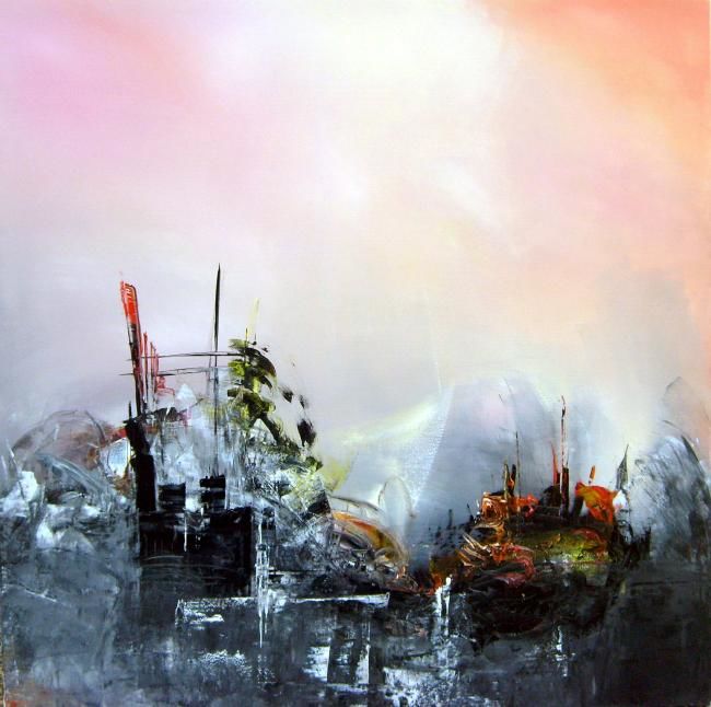 Peinture intitulée "435" par Véronique Paulet, Œuvre d'art originale,