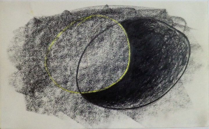 Dessin intitulée "Ensemble vide" par Véronique Verdier, Œuvre d'art originale, Crayon