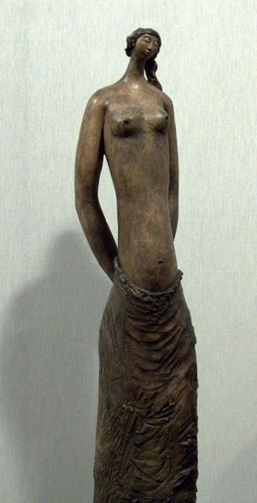 Sculpture titled "Louna" by Véronique Viala, Original Artwork