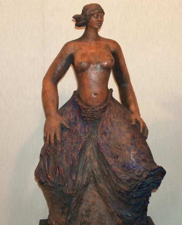 Sculpture titled "flamenca" by Véronique Viala, Original Artwork