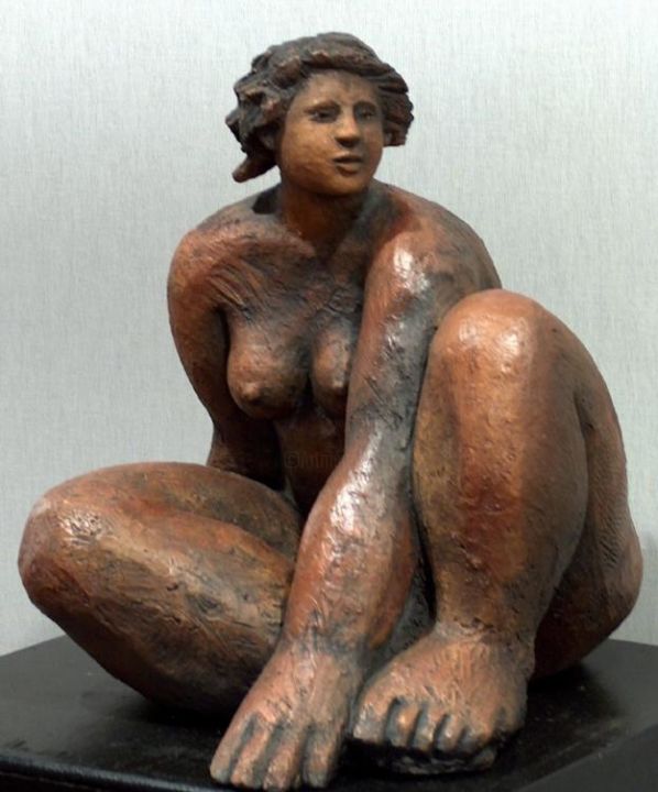 Sculpture titled "primitive" by Véronique Viala, Original Artwork