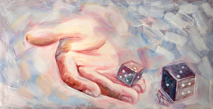 Картина под названием "Either you'll be lu…" - Veronika Pozdniakova, Подлинное произведение искусства, Акрил