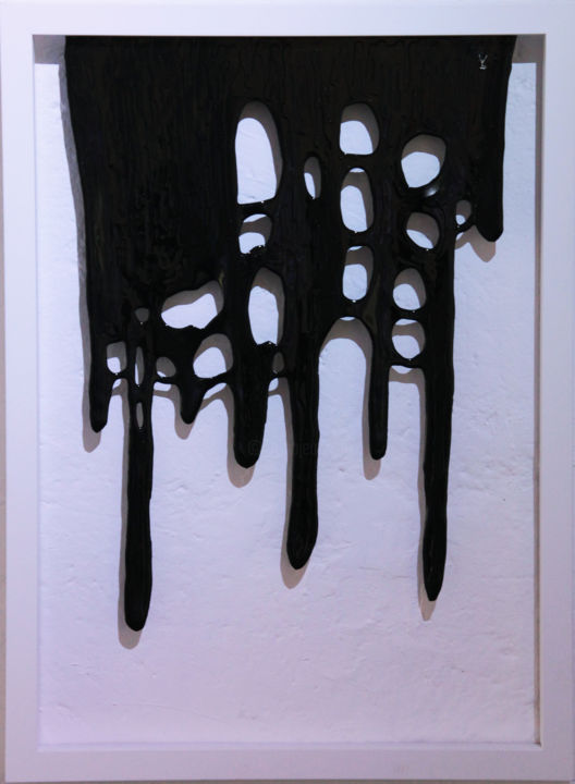 Peinture intitulée "black-tears.jpg" par Vesna, Œuvre d'art originale